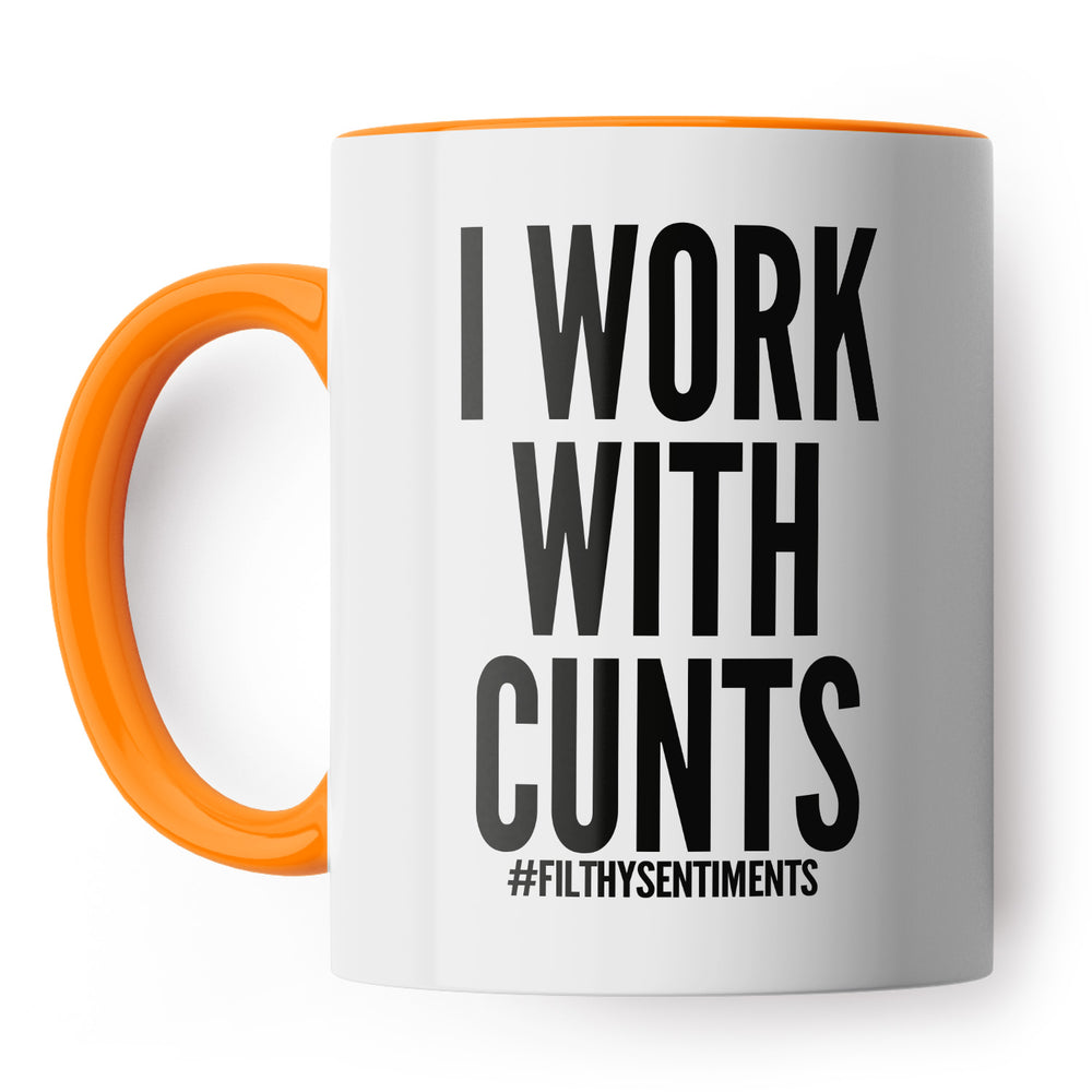 I Work With Cunts Mug #1 image
